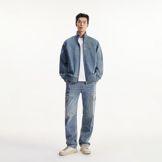 JACK&JONES 226157012 牛仔夹克 E42中牛仔蓝 M
