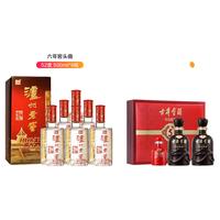 古井贡酒 六年窖头曲52度500ml6瓶+古5礼盒50度2瓶 白酒