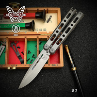 BENCHMADE 班奇梅德蝴蝶 美国原装进口折刀蝴蝶刀 EDC便携生存刀 82 82