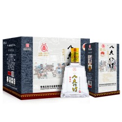 互助 青海互助青稞酒46度八大作坊4A500ml*6瓶整箱清香型白酒中秋送礼