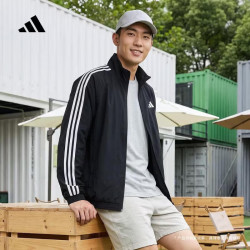 adidas 男子秋季ST 3ST LW JKT运动休闲夹克外套KX0491 KX0491 XL