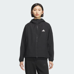 adidas 女子MS SOFTSHELL JK运动训练健身休闲连帽夹克外套KC0054 KC0054 S