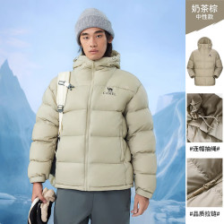 骆驼 户外气凝胶羽绒服男女同款保暖面包服外套A34CAPN750B