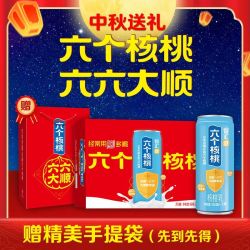 六个核桃 智汇健核桃乳240ml*16罐礼盒 中秋送礼 礼品