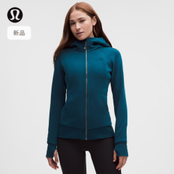 lululemon 丨Scuba 女士拉链连帽衫 LW3JGYS 混调深海蓝 S /6