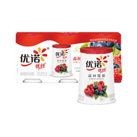 优诺 优丝森林莓果低温酸奶135g*3杯 经典法式醇厚 风味发酵乳