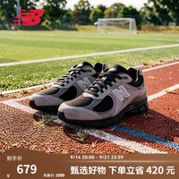 new balance NB官方秋季男女情侣百搭通勤轻便复古简约舒适休闲鞋2002R系列 灰色/黑色 U2002RM 36 (脚长22cm)