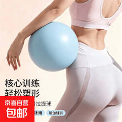 八爪鱼盆底肌训练瑜伽球普拉提小球平衡球塑形健身孕妇成人专用女 海洋蓝-约25CM|全身塑性推荐