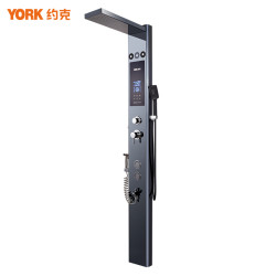 约克 YK-X6集成热水器即热式电热水器一体式家用洗澡淋浴屏速热电热水器 5.5