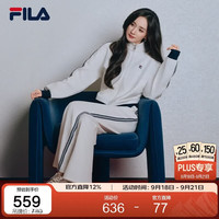 FILA MUSE丨杨幂同款斐乐女士针织长裤2026夏季通勤百搭直口休闲裤