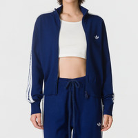 adidas 滔搏丨adidas阿迪达斯三叶草女子美式复古风三条纹运动外套KW2588