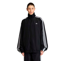 adidas 三叶草系列 女 FIREBIRD TT 梭织外套 KD2894 黑色 L