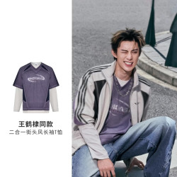 adidas 三叶草男子秋季STREET M 2IN1 T休闲长袖T恤KX0818 KX0818 L