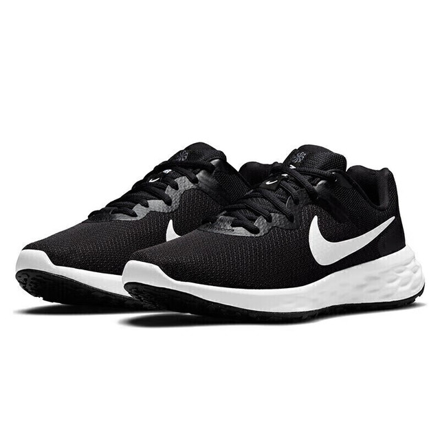 NIKE Revolution 6 Nn 男子跑鞋 DC3728-003 黑白 44.5