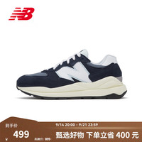 new balance NB官方男女鞋情侣秋季通勤轻便厚底5740系列时尚百搭运动休闲鞋 藏青色 M5740CD 43 (脚长27.5cm)
