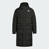 adidas 男 LONG DOWN PARKA 长款运动休闲羽绒服 KE5405 黑色 2XL