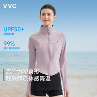VVC 成毅同款防晒衣502UV女修身小蛮腰防晒服防紫外线立领透气外套LK 藕雾紫 L