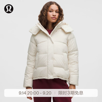 lululemon 丨Wunder Puff™ 女士羽绒外套 防风拒水 LW4CO3S 浅象牙白 S