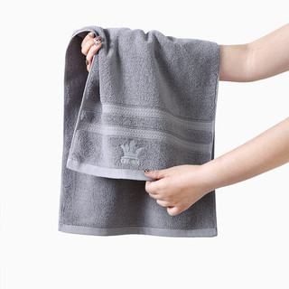 简木 纯棉毛巾 吸水不易掉毛 蓝色 35cm*75cm