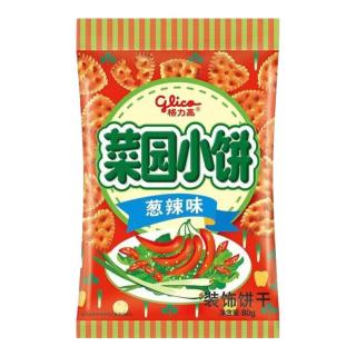 格力高 百力滋百奇 菜园小饼葱辣味80g