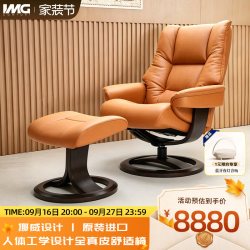 IMG Comfort IMGcomfort挪威躺椅原装进口实木全真皮单人沙发极光椅