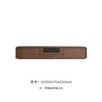 尼克爱家 激光电视柜电动伸缩台智能投影仪电视机柜海信峰米100寸专用胡桃