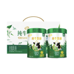 伊利 纯牛奶粉 原生高钙高蛋白生牛乳 700g×2罐