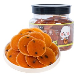 梅百华 无添加百香果干孕妇儿童可食果干休闲办公追剧蜜饯零食100g