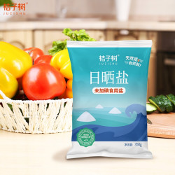 桔子树 未加碘日晒盐350g*8袋