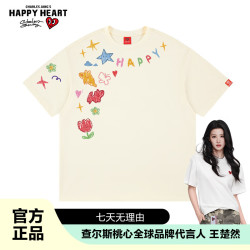 CHARLES JANG'S HAPPY HEART 纯棉短袖T恤