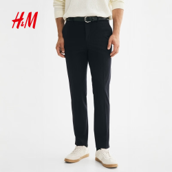 H&M 合身版 男士西裤