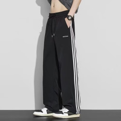 柯诗曼 酷-K334黑色 XL 冰丝速干垂感 男士休闲裤