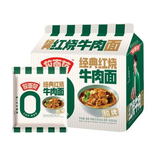 88VIP：今麦郎 拉面范绿牛红烧牛肉面非油炸方便面速食