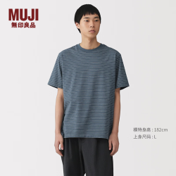 無印良品 MUJI 男士圆领短袖T恤