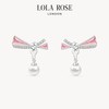 LOLA ROSE 缎带耳钉 草莓晶 LR60401