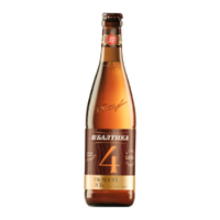 Baltika 波罗的海4号经典黑麦艾尔啤酒 500ml*12瓶