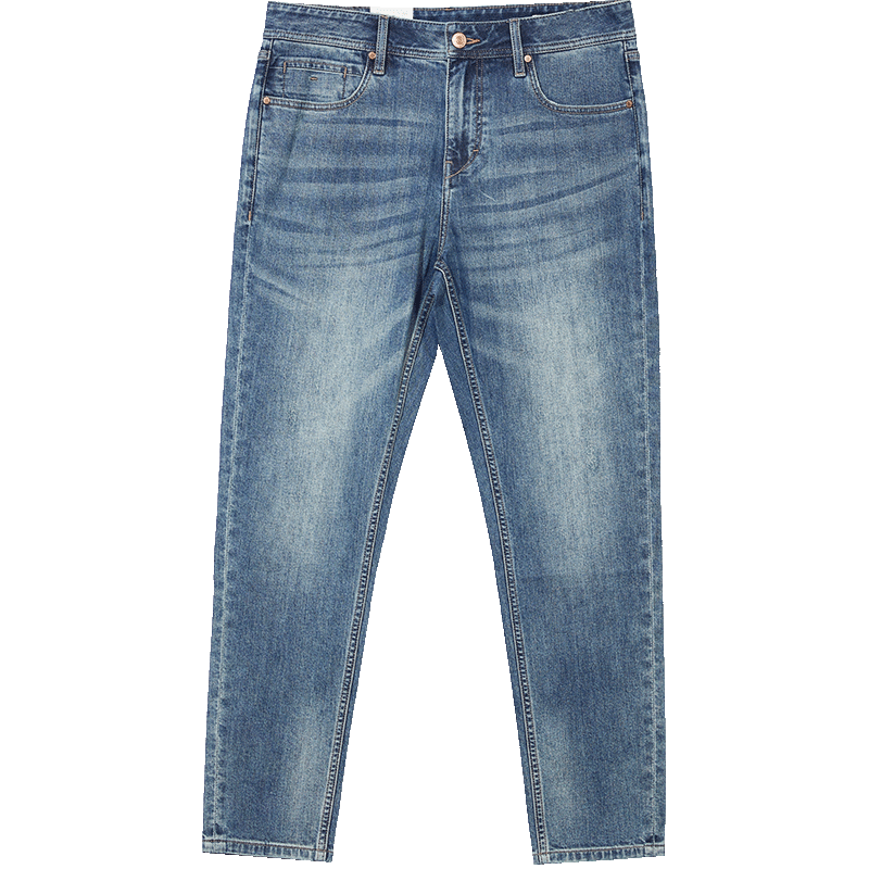 JACK&JONES 修身直筒牛仔裤 E42中牛仔蓝 28(165/74A)