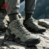 悍途 登山鞋户外防滑耐磨徒步鞋秋冬户外爬山鞋 卡其男 43