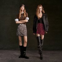 ONLY 2026秋季新款耀眼派对性感吸睛亮片A摆开叉显瘦短裙半身裙女