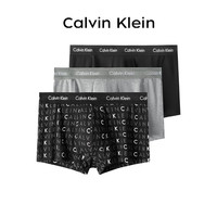 卡尔文·克莱恩 卡尔文·克莱 Calvin Klein 男士平角内裤套装 U2664G-YKS 3条装 黑灰 M