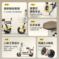 凤凰 2026新国标电动自行车 智能快充 科技蓝 12Ah铅酸电池