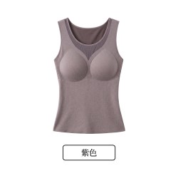 赛蔻女装 无痕高弹保暖吊带背心