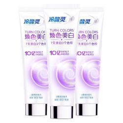 冷酸灵 焕色美白舒敏色修美白牙膏 120g*3支