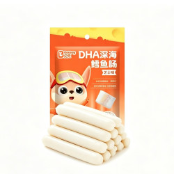 贝兜 宝宝零食鳕鱼肠 芝士味 60g