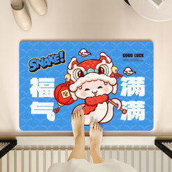 力力猪 防滑垫浴室门口吸水垫速干地垫学生宿舍地面铺垫可爱垫子可裁剪