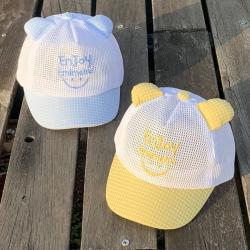 婴儿帽子夏季薄款婴幼儿遮阳帽男宝宝女儿童防晒棒球鸭舌帽夏透气