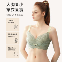 都市丽人 薄荷曼波拼色蕾丝薄杯舒适乳胶杯女士文-甄选