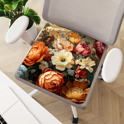 复古家用客厅冰丝椅垫办公室久坐透气屁垫汽车座垫学生坐垫