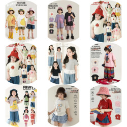 幼悠 万里花香夏季儿童汉服新品上新爆款T恤组合 151