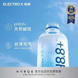ELECTROX 弱碱性 天然苏打水  380.00ml 原味 24瓶